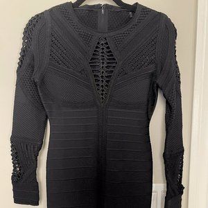 AMAZING Black Herve Leger Dress - Size Medium